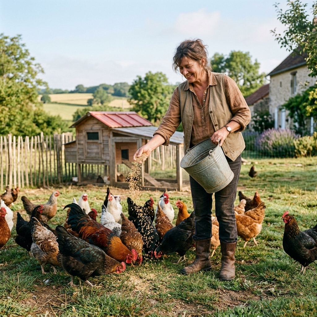 La vie à la ferme